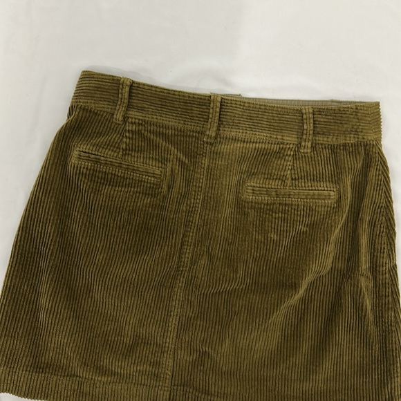 Madewell Corduroy Mini Skirt A-Line Pockets Stretch Cotton Retro - Picture 7 of 7
